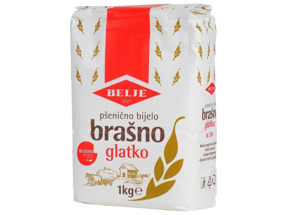 BELJE Brašno glatko tip 550 1kg Akcija u trgovini Pivac