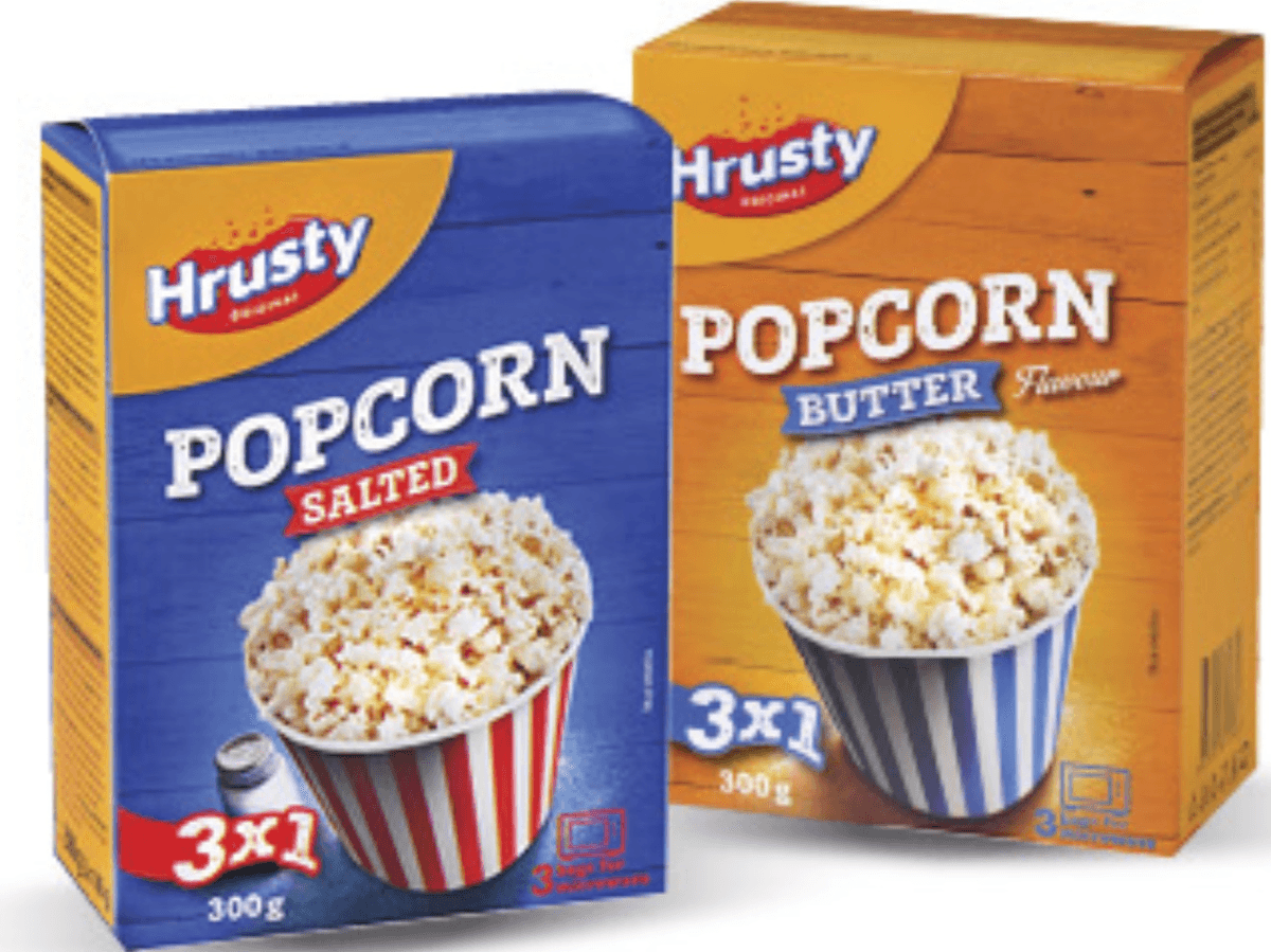 Hrusty Popcorn 3x100g - Akcija u trgovini Konzum