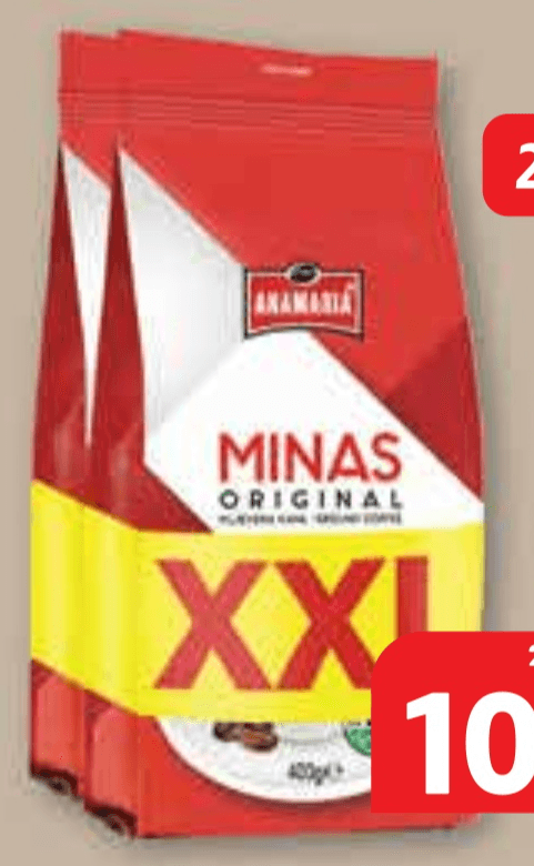 Anamaria Mljevena kava 2x400 g - Akcija u trgovini Plodine