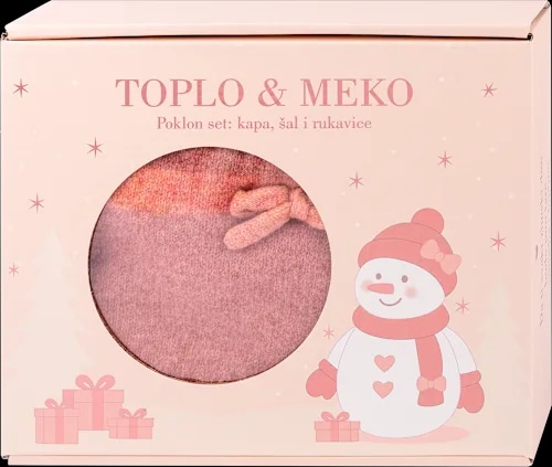 Toplo& Meko kapa, šal i rukavice poklon-paket 1 kom. - Akcija u trgovini Dm
