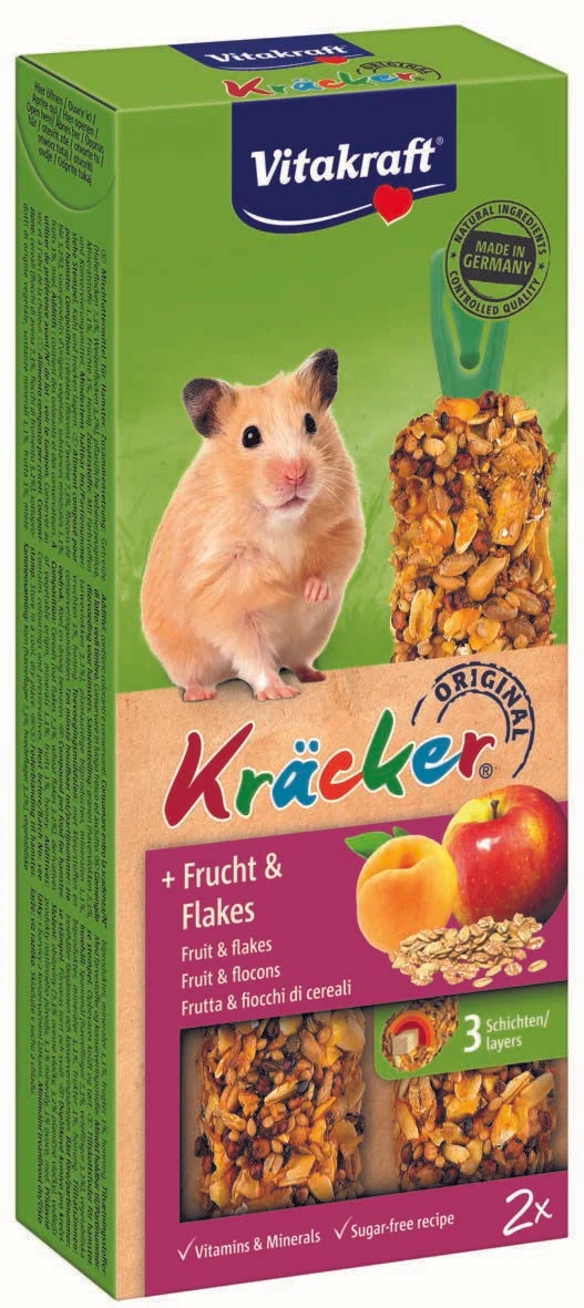 Vitakraft kreker s voćem 2 kom/112 g - Akcija u trgovini Zoo City