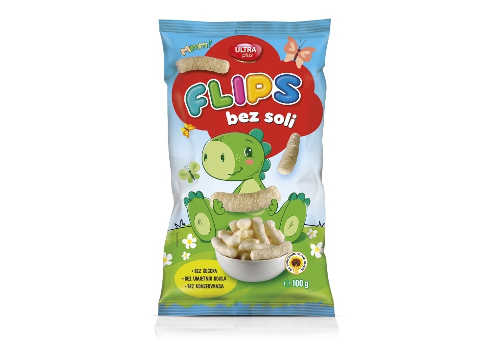 ULTRA PLUS Flips bez soli 100 g - Akcija u trgovini Ribola