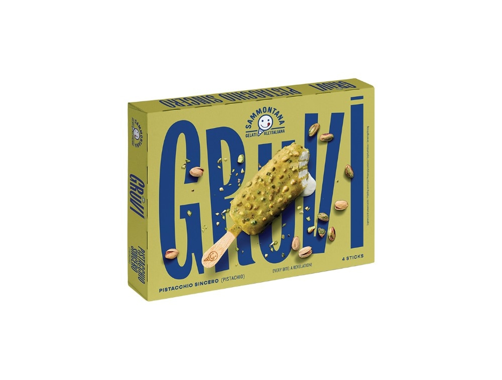 Sladoled pistacija ili kikiriki 4 x 75 ml GRUVI Akcija u trgovini Plodine
