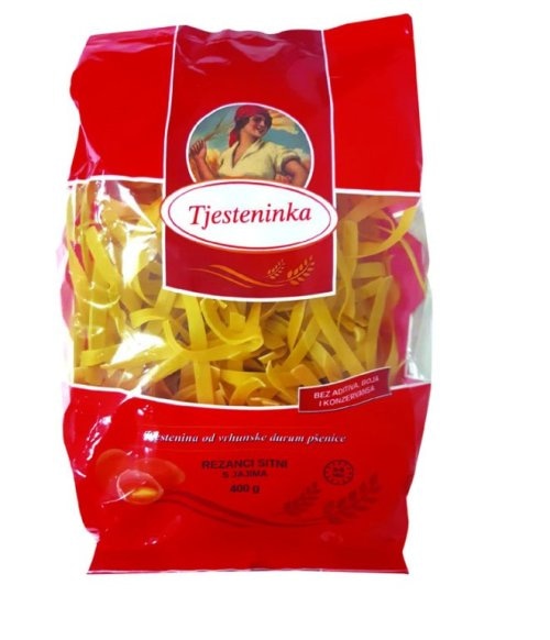 Tjestenina rezanci sitni s jajima Tjesteninka 400 g - Akcija u trgovini NTL