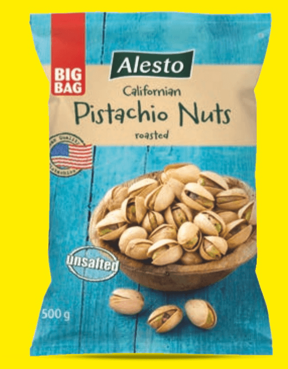 Alesto Kalifornijske pistacije 500 g - Akcija u trgovini Lidl