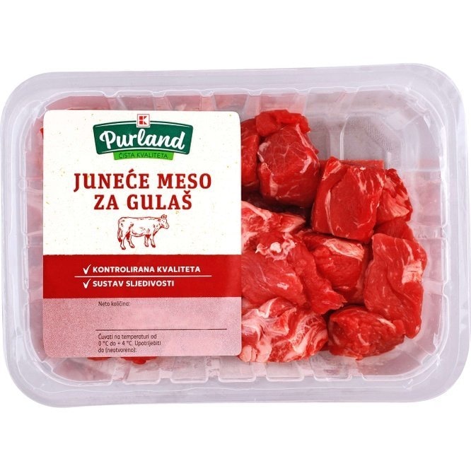 Juneće meso za gulaš 400 g Purland - Akcija u trgovini Kaufland