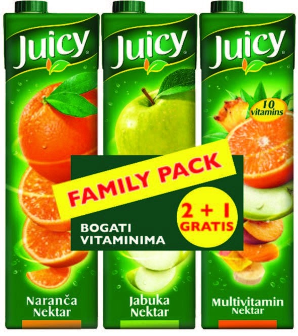 Juicy Voćni sok 3x1 l - Akcija u trgovini Metro