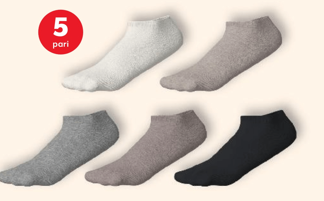 Esmara Ženske stopalice 5 pari - Akcija u trgovini Kaufland
