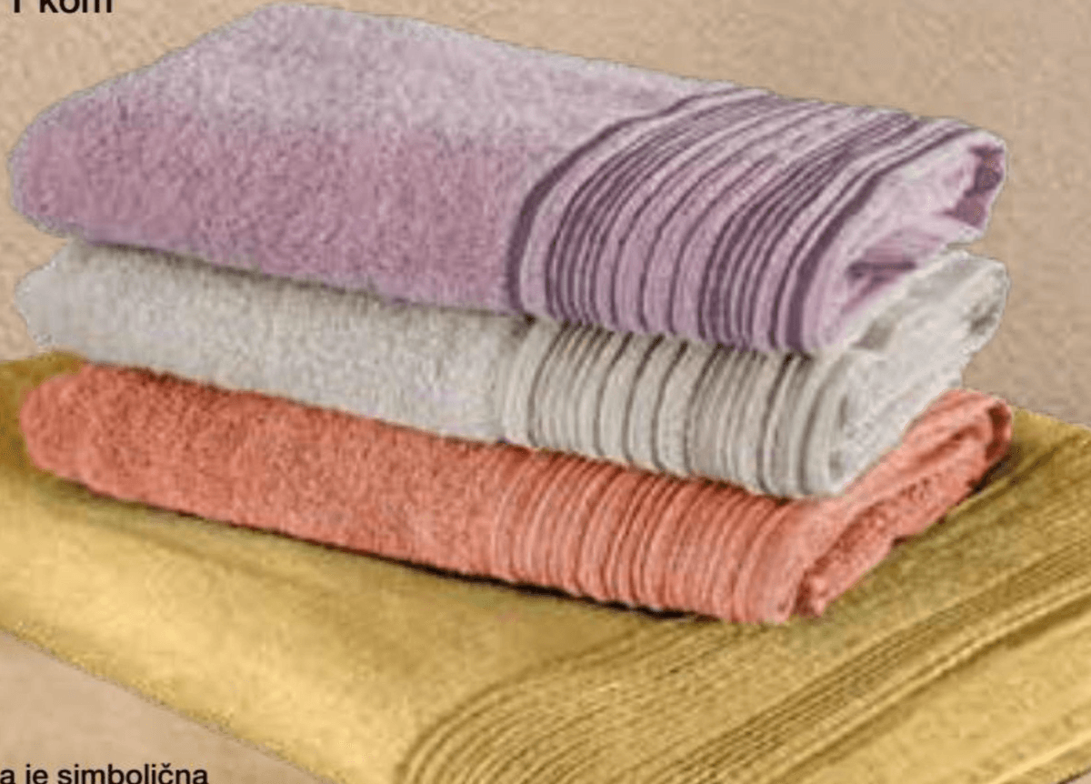 Ručnik 1 kom RUBIN - Akcija u trgovini Spar