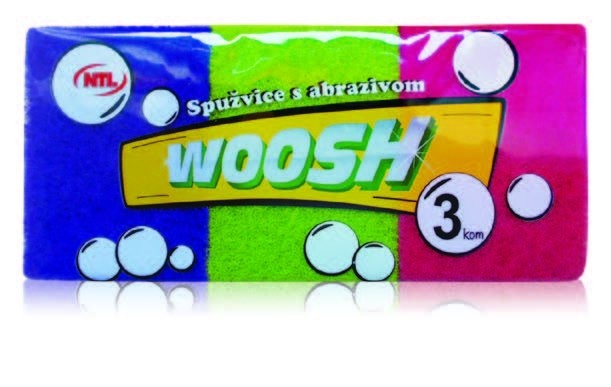 Spužva s abrazivom 3 kom Woosh - Akcija u trgovini NTL