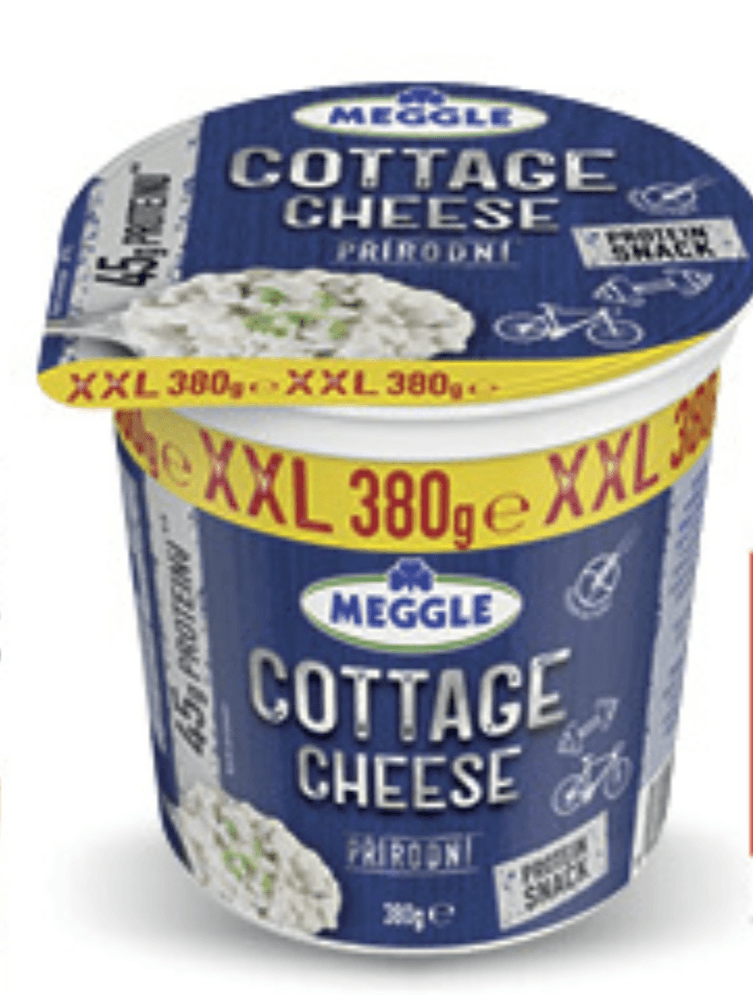 Meggle Cottage Cheese Natur Zrnat sir 380g - Akcija u trgovini Konzum
