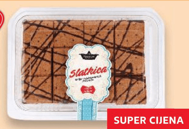 Medena pita 300 g Slatkica - Akcija u trgovini Kaufland