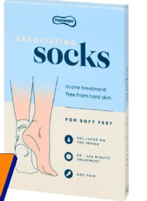 Footsteps Čarape za piling stopala 1 par - Akcija u trgovini Action