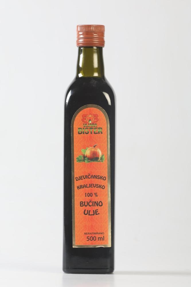 BISTER kraljevsko bučino ulje 500ml - Akcija u trgovini Kaufland