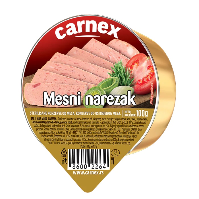 Carnex Mesni narezak 100g - Akcija u trgovini Tommy