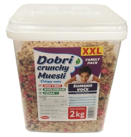 Dobri crunchy muesli XXL 2 kg Akcija u trgovini KTC