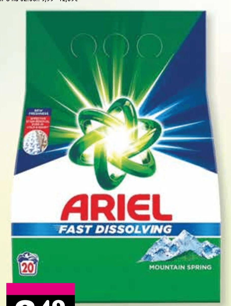 Ariel Deterdžent za rublje 1,1 kg - Akcija u trgovini Trgovina Krk