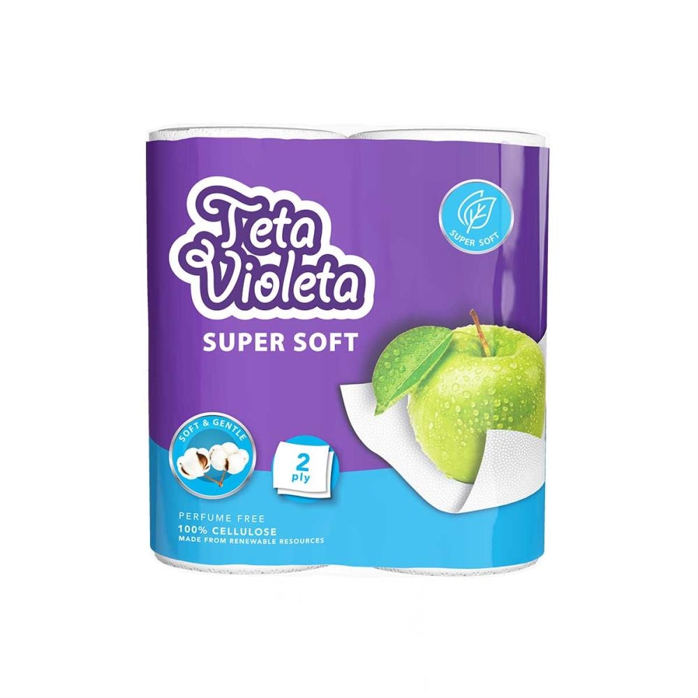 Violeta Supersoft kuhinjski ručnici 2 kom, 2/1, 2-slojni - Akcija u trgovini Bipa