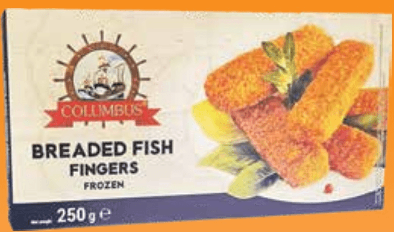 Panirani riblji štapići Columbus 250 g - Akcija u trgovini KTC