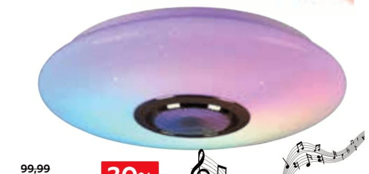 Stropna LED svjetiljka Musica novel - Akcija u trgovini Lesnina