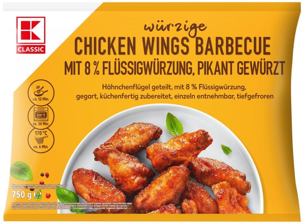 Pileća krilca 750 g Classic - Akcija u trgovini Kaufland