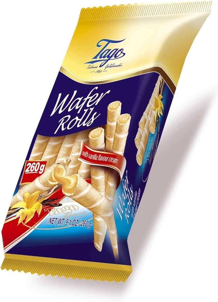 Tago Wafer Rolls Vanilla Cream 150g - Akcija u trgovini Žabac