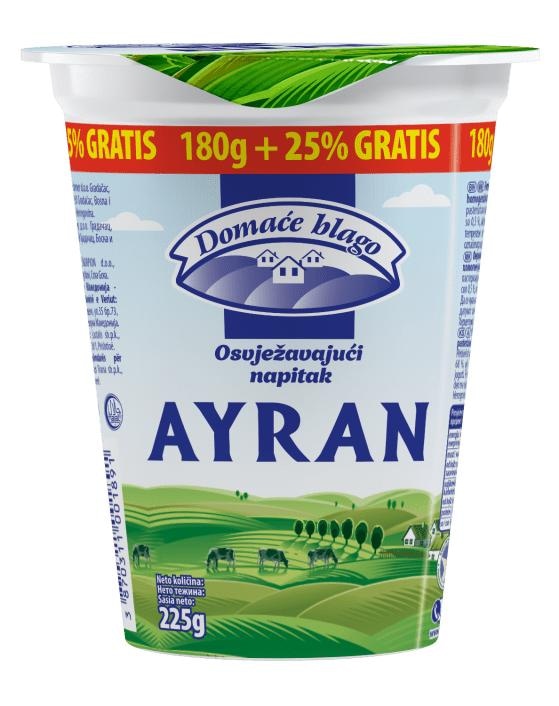 Domaće blago Ayran 225 g - Akcija u trgovini Metro