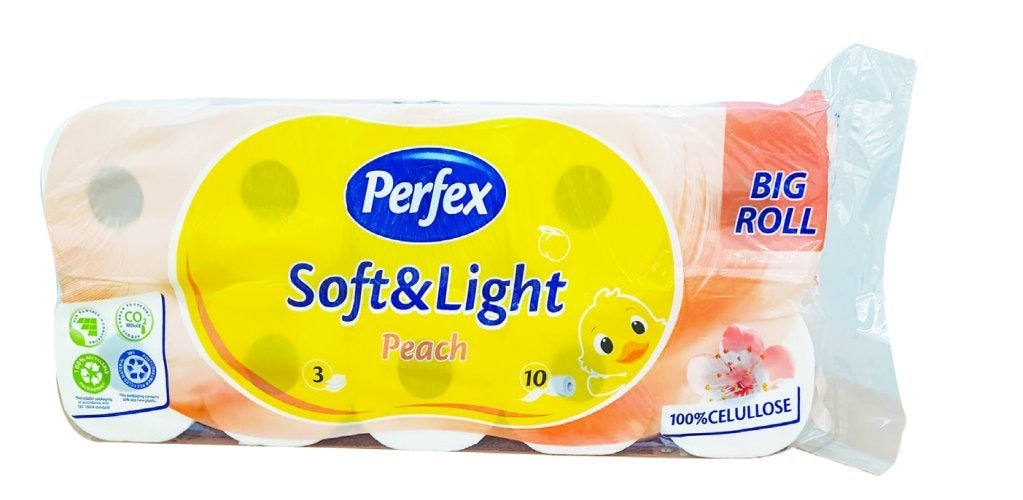 Perfex Toaletni papir kamilica 3 sl., 10/1 - Akcija u trgovini Gavranović