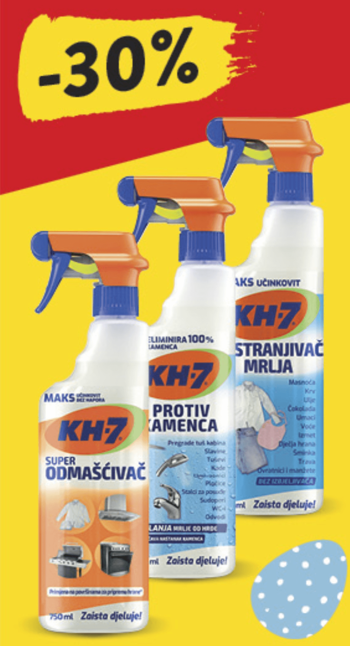 Odabrana KH-7 sredstva za čišćenje - Akcija u trgovini Konzum