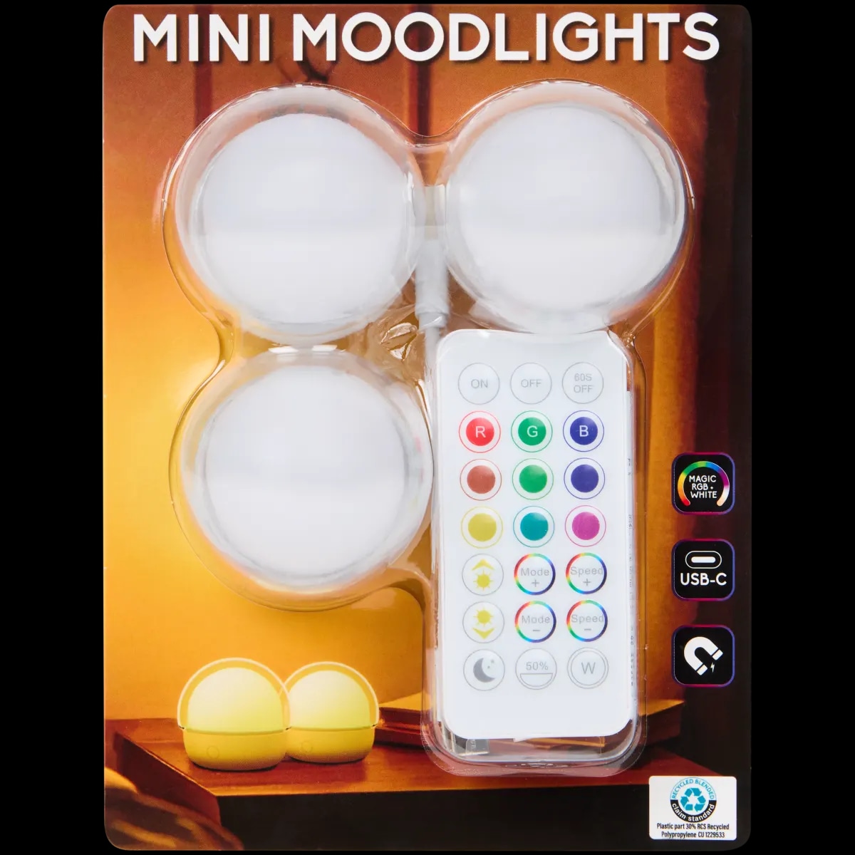 Mini Moodlights ambijentalna rasvjeta 3 komada Akcija u trgovini Action
