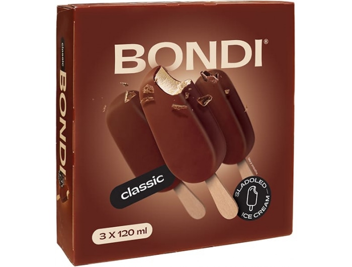 Bondi Sladoled na štapiću 3x120 ml - Akcija u trgovini Tommy