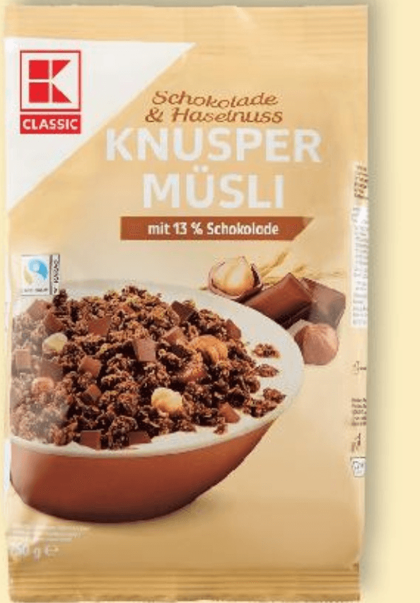 Classic Musli hrskavi s čokoladom 750 g K Classic - Akcija u trgovini Kaufland