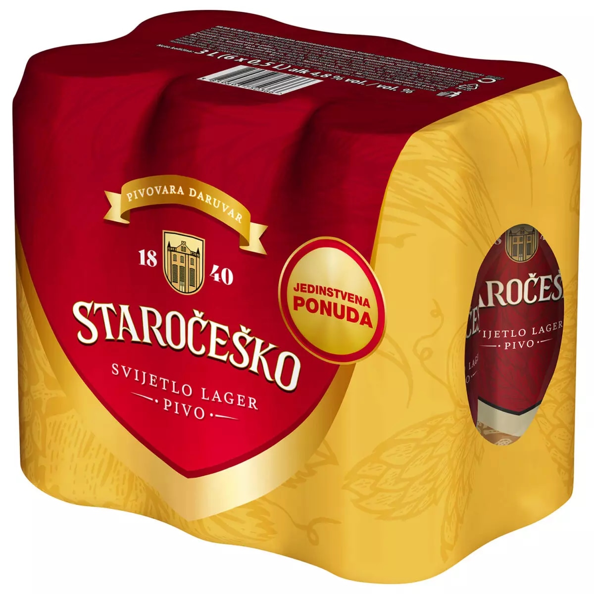 Staročeško Pivo 6x0,5l - Akcija u trgovini Konzum