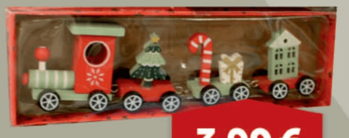 Božićni vlak 1 komad - Akcija u trgovini Boso