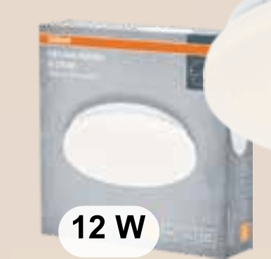 Svjetiljka stropna OSRAM 12 W - Akcija u trgovini KTC