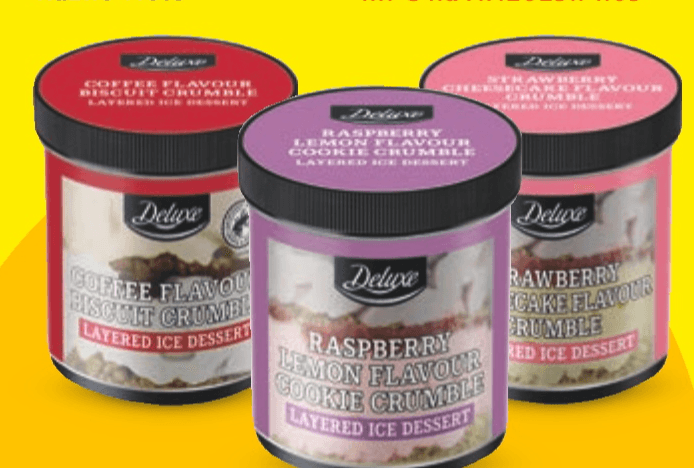Sladoledni desert 370 g Deluxe - Akcija u trgovini Lidl