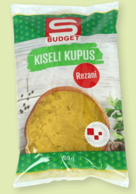 Kiseli kupus rezani S-Budget 500 g - Akcija u trgovini Spar