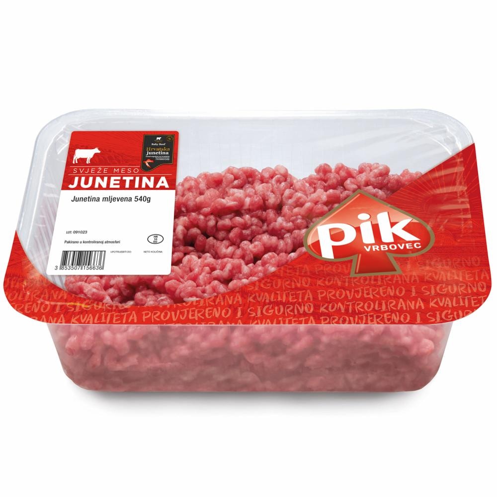 Pik Vrbovec Mljevena Junetina 540 g - Akcija u trgovini Studenac