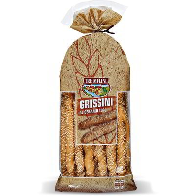Grissini hrskavi sa sezamom Tre Mulini 200 g - Akcija u trgovini Eurospin