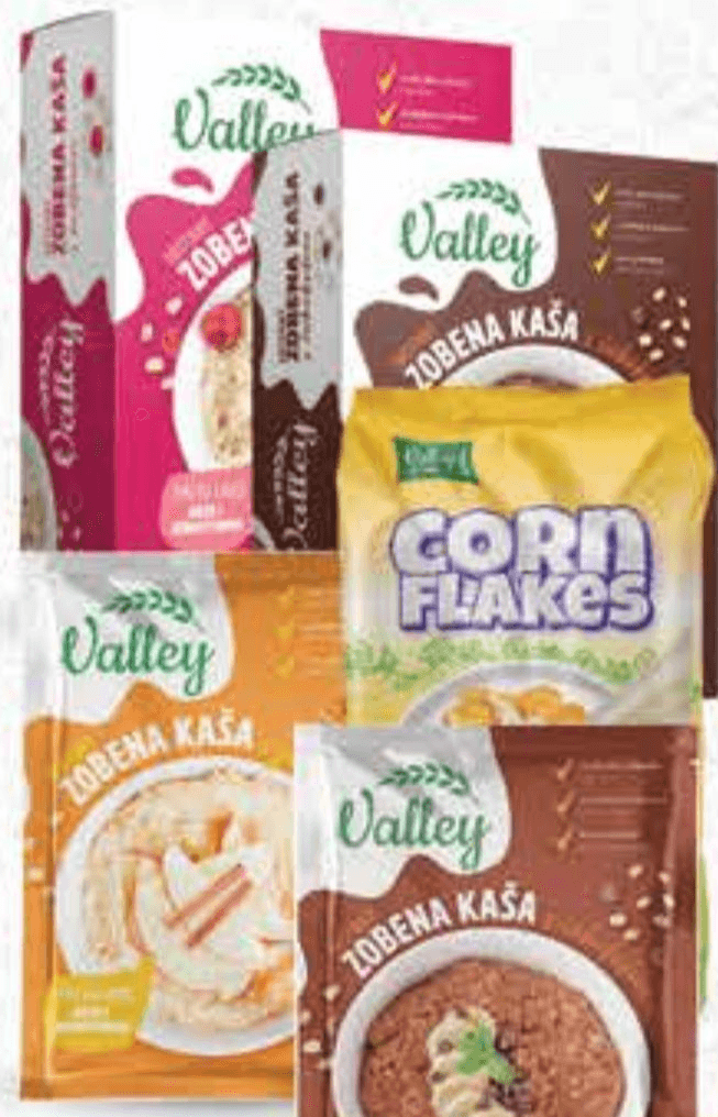 Valley Muesli, zobena kaša ili žitne pahuljice 60-750 g - Akcija u trgovini Plodine