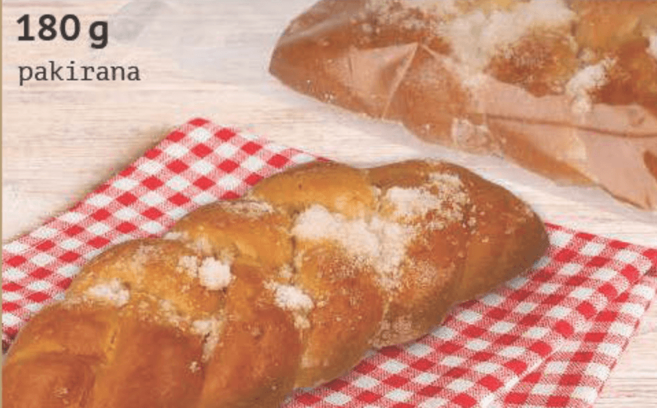 Sirnica pletenica 180 g - Akcija u trgovini Tommy