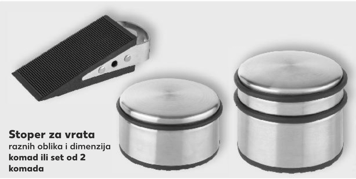 Stoper za vrata komad ili set od 2 komada - Akcija u trgovini Kaufland