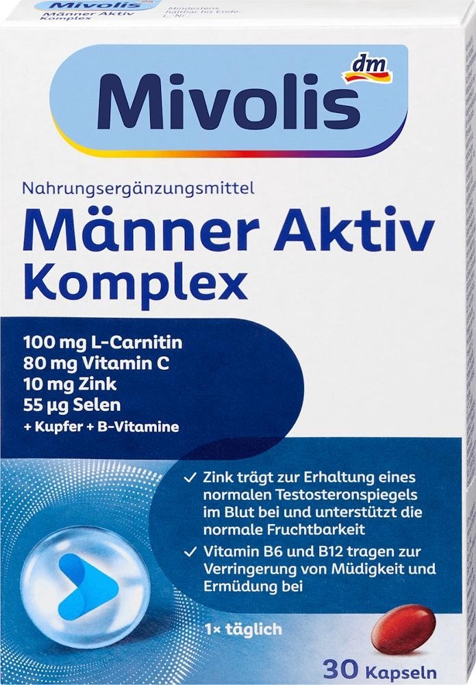 Mivolis Männer Aktiv Komplex 30 kom. Akcija u trgovini Dm
