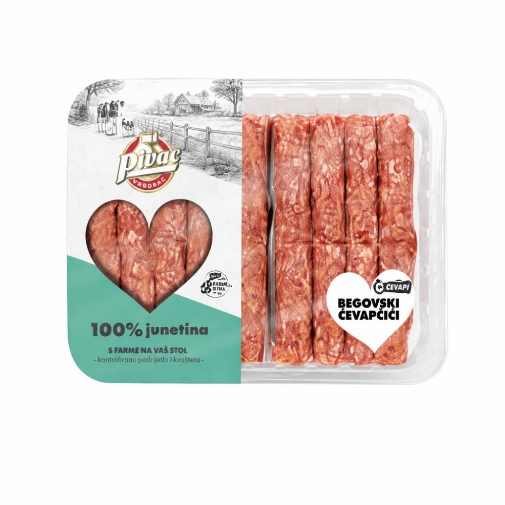 PIVAC Begovski ćevapčići 450g Akcija u trgovini Pivac