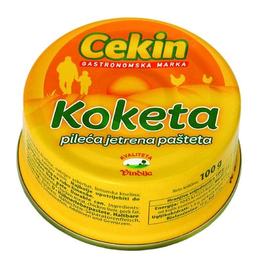 Pašteta pileća Koketa 100 g Cekin - Akcija u trgovini KTC