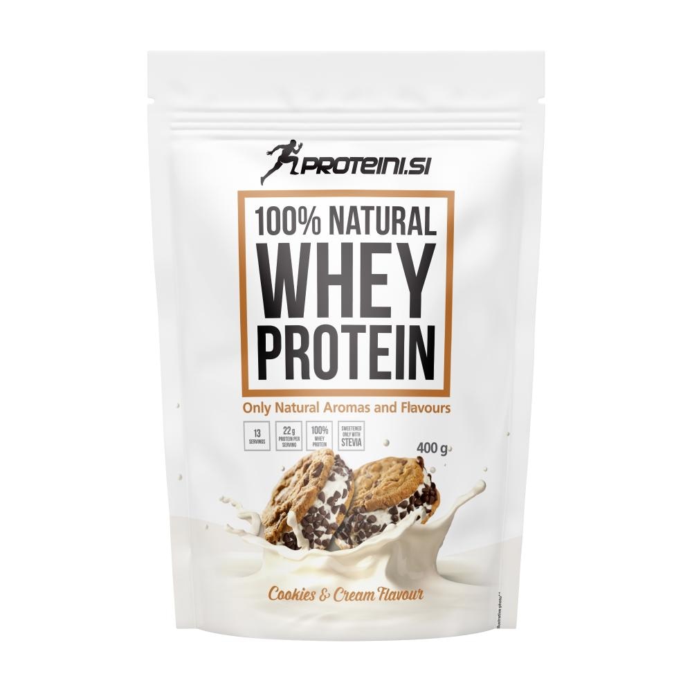 Proteini.si 100% Natural Whey Protein 400 g Akcija u trgovini Bipa