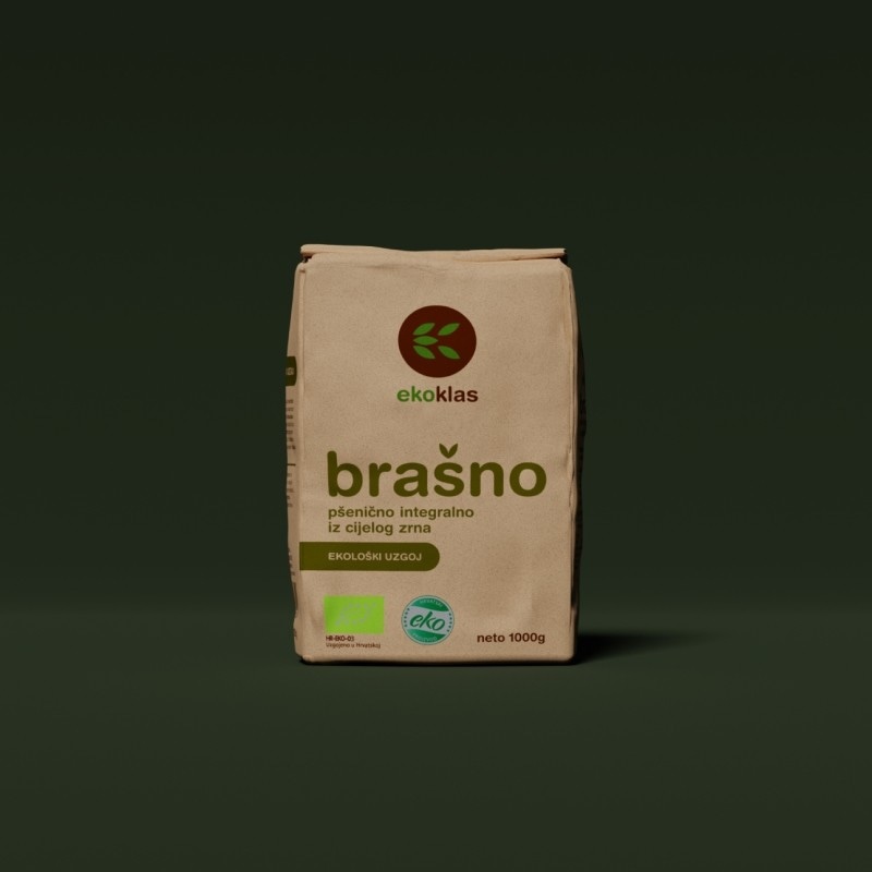 Ekoklas pšenično brašno integralno iz cijelog zrna 1 kg Akcija u trgovini Kaufland