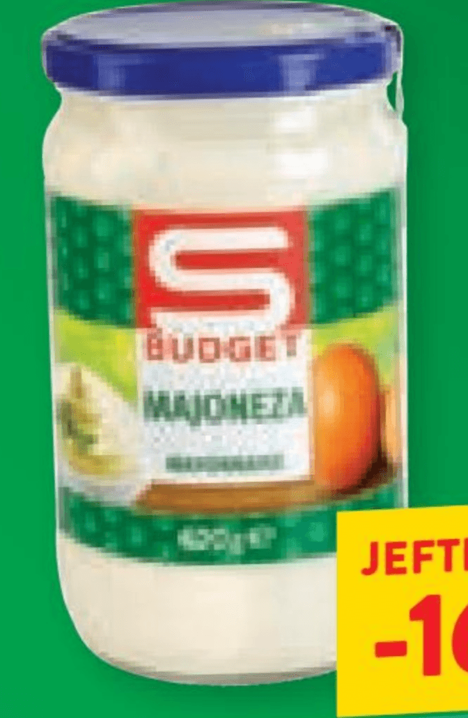 Majoneza 620 g S-BUDGET - Akcija u trgovini Spar
