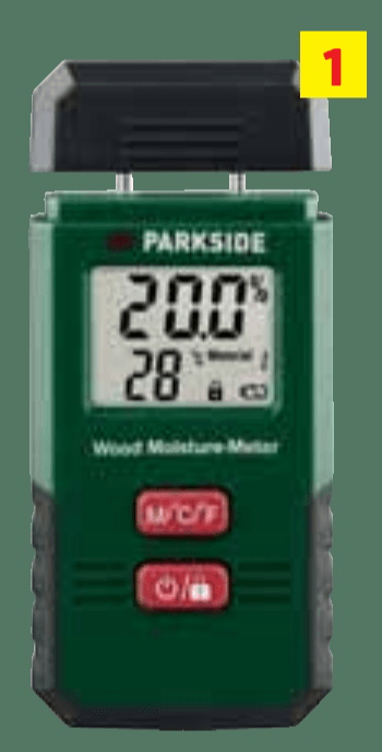 Parkside Uređaj za mjerenje vlage Komad - Akcija u trgovini Lidl