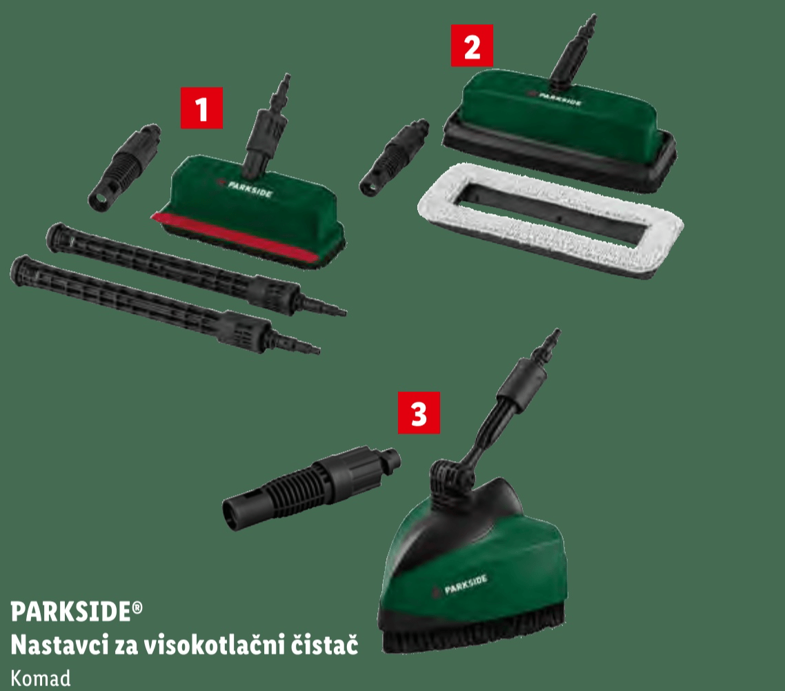 PARKSIDE® Nastavci za visokotlačni čistač - Akcija u trgovini Lidl